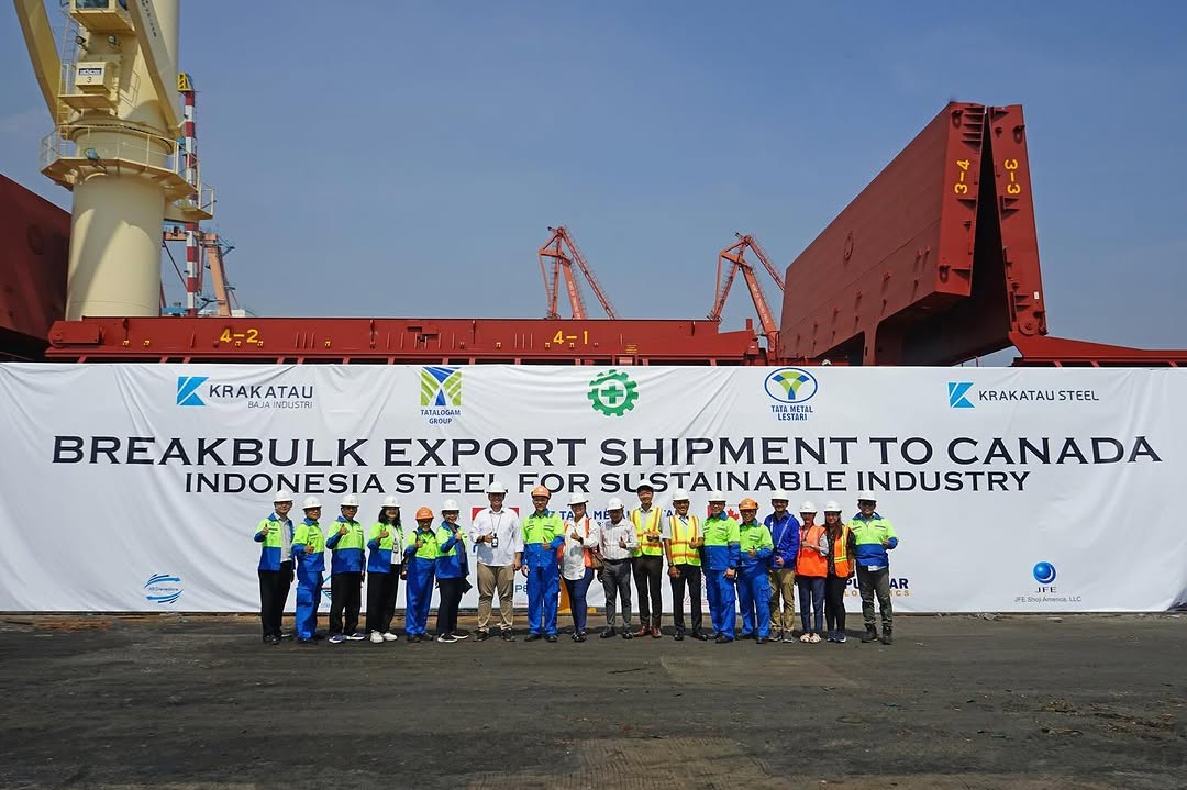 Tata Metal Lestari Exports Environmentally Friendly Steel to Canada