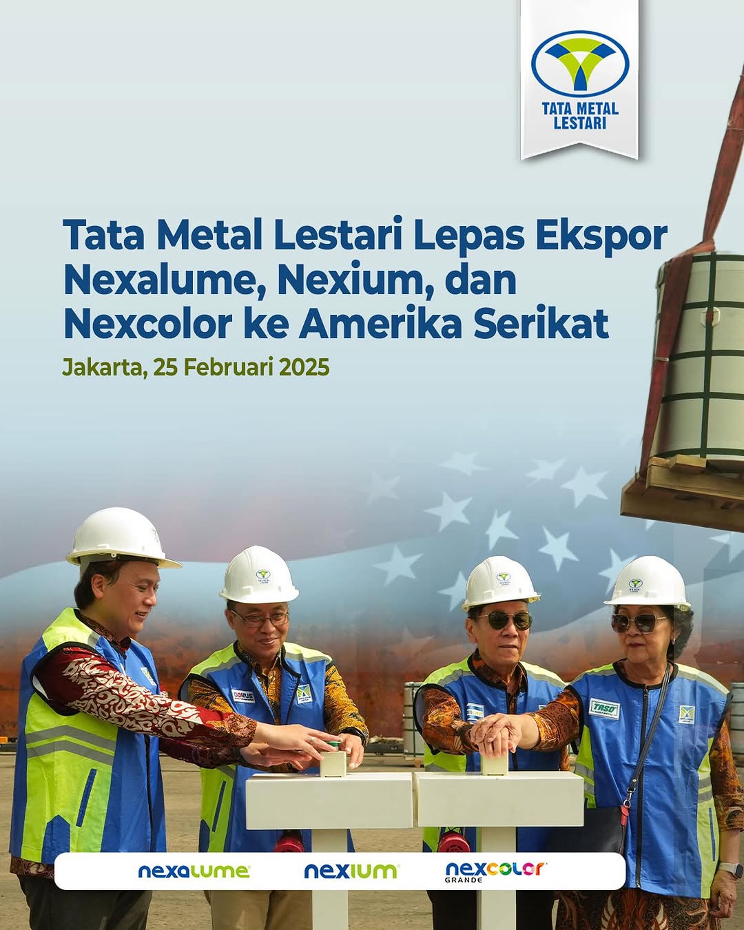 Tata Metal Lestari Exports 4,978 MT of Indonesian Steel to the USA